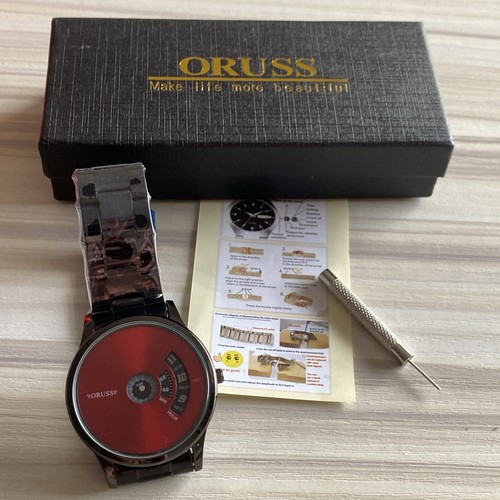 Oruss men watch - men's, box
