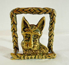 Vintage 1950s Brass Scottie