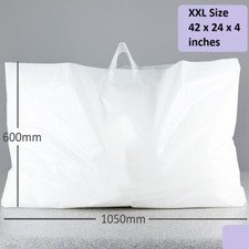 100 XXL Plastic Carrier Bags