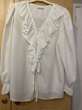 Vintage Charlotte Halton ruffle blouse