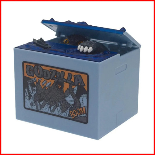 Godzilla piggy bank - godzilla, money