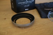 Fuji Film X10 X20 X30 Filter and Lens Hood In Original Box