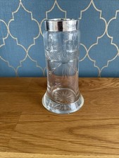 GEORGE V CUT GLASS VASE w/