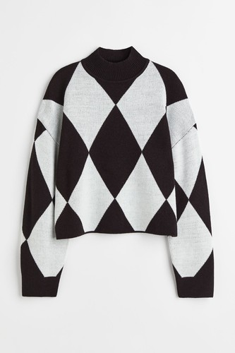 Jacquard knit jumper - hm,