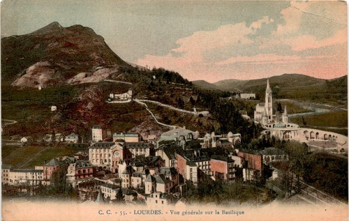 Lourdes basilique - 55,, lourdes,
