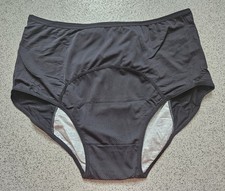 Comfy Black Mesh Full Brief Period pants Leak Proof light Incontinence 4XL