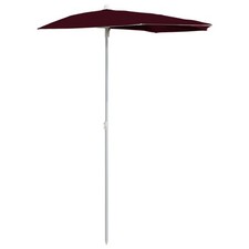 Garden Half Parasol with Pole