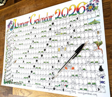 2026 A3 Lunar Moon Calendar