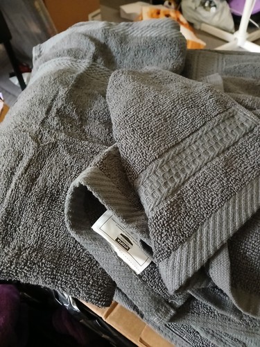 New towel bale grey - new,