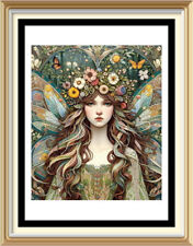 7x5 William Morris Fairy Queen Art Print Portrait Wall Hanging Picture W78