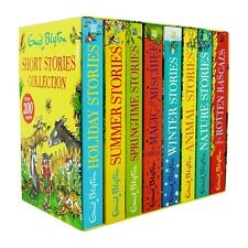 Short Story 8 Books Set Over 200 Stories By Enid Blyton - Ages 5-11 - Paperback