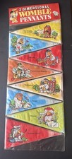 The Wombles 16 3D Flag Pennants In Hanging Shop Display Rare 1975