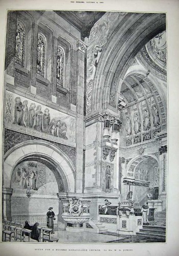 Original old antique - original, print