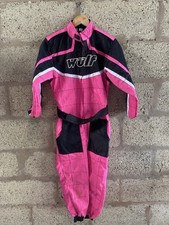 Wulfsport Kids Girls Motocross Motorbike Kart pink Race Size XL 15 yrs