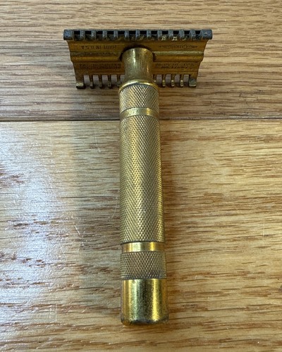 Gillette safety razor gold - razor,
