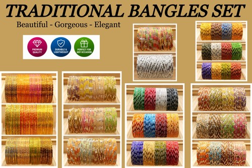 Indian bangles set pcs - indian,