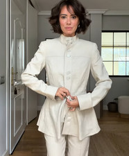 Zara Light Beige Linen Blend