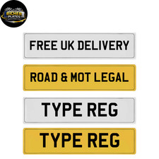 Number Plates - UK Road And