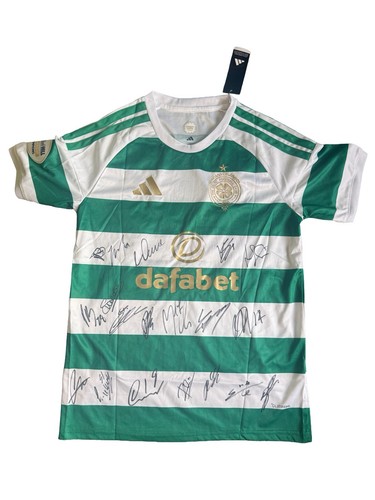 Celtic signed shirt with - signed,