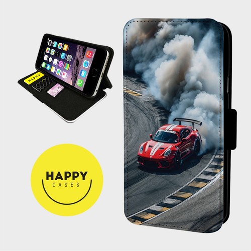 Red racing car drift - car,