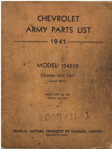 Chevrolet model - chevrolet, (canada)