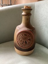 Tremar Pottery Gin Bottle Stoneware 24 cm Cornish Studio Pottery Breweriana