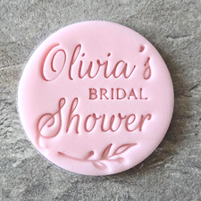 Custom "Bridal Shower" Fondant