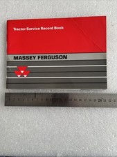 Massey Ferguson Original Tractor Service Record Book Instruction Manual/Book