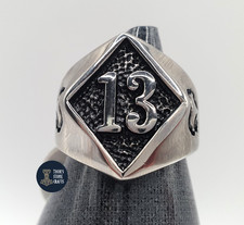 13 Thirteen Ring Biker Skull