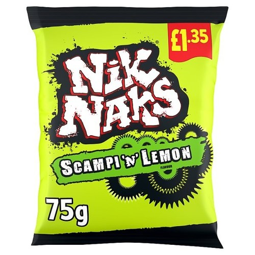Nik naks scampi lemon - naks,