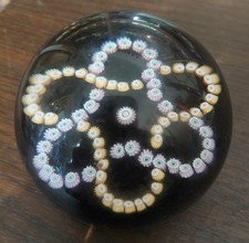 Millefiori Glass Paperweight
