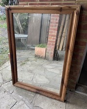 Chunky Pine Mirror – Large  Glass Wall Mirror | 103 x 73cm | Rustic(1)