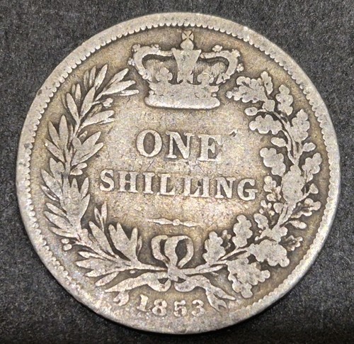 1853 one shilling queen - 1853,
