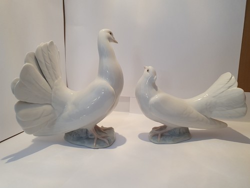 Lladro porcelain doves - lladro,