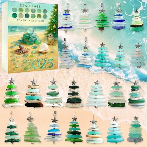 Sea glass advent calendar - sea,