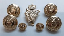 UDR Army Buttons  & Badge