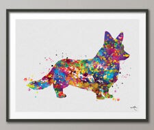 Cardigan Welsh Corgi Watercolor Print Memorial Dog Art Print Pet Gift Dog Lover