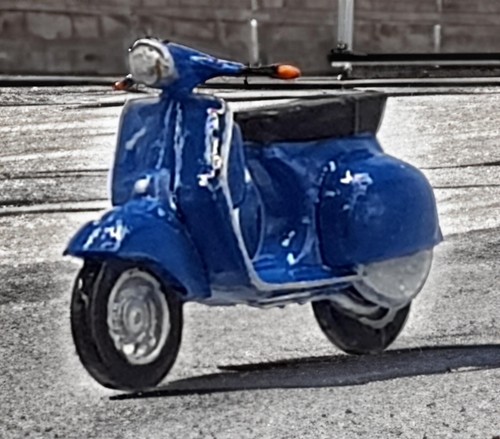 Td63 vespa scooters 3d - td63, (x4)