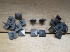 CAST IRON DOOR STUDS NAILS old