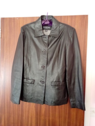 Ladies leather jacket size