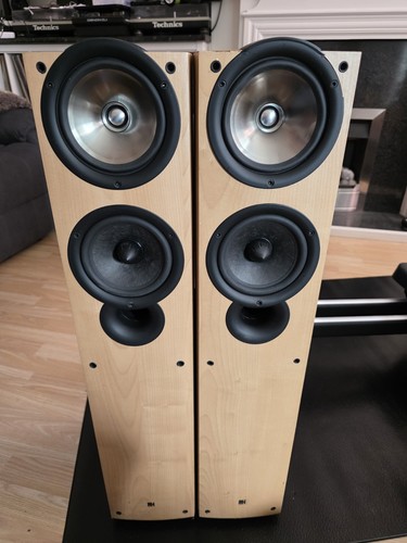 Kef iq5 maple speakers good - iq5,