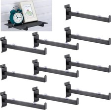 24 Pcs 12 Inch Slatwall Shelf