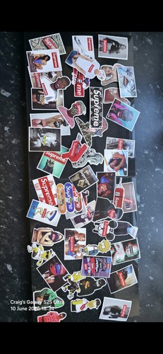 New supreme stickers - stickers, designer