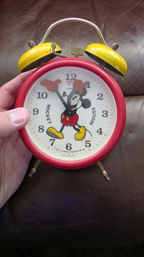 Vintage mickey mouse alarm - mouse,