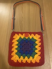 Handmade Crochet Cross/Shoulder Bag 