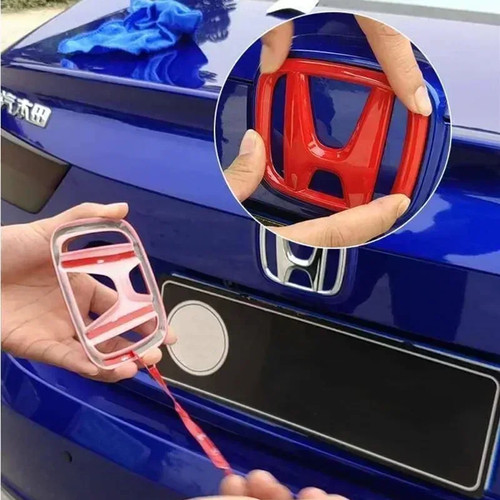 2pc car front - grill, emblem