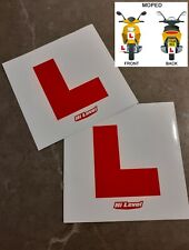 Learner L Plates -  Motorcycle