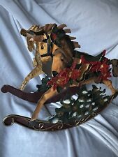 Christmas Metal Rocking-horse Ornament 