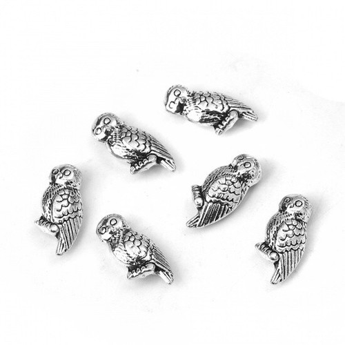 Owl spacer beads - spacer,