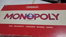 Vintage 1970s Waddingtons London Monopoly - Property Trading Board Game